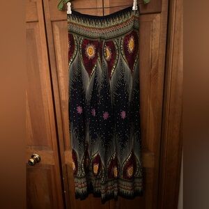 Ginova Women's Multicolored Billowy Boho Bohemian Hippie Granola Harem Pants